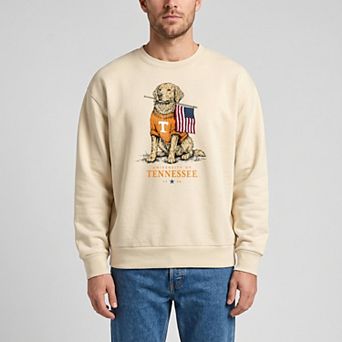 Unisex Uscape Apparel Cream Tennessee Volunteers Americana Good Boy Ribbed Premium Sweatshirt
