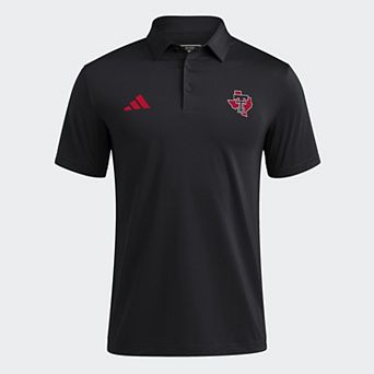Men's adidas Black Texas Tech Red Raiders Ultimate 365 Solid Polo