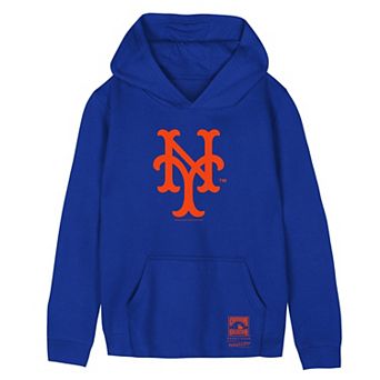 Toddler Mitchell & Ness Royal New York Mets Retro Logo Hoodie