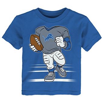 Toddler Outerstuff Blue Detroit Lions Game Fit T-Shirt