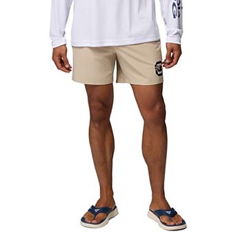 Men's Columbia Natural South Carolina Gamecocks PFG Terminal Roamer Omni-Shade Stretch Shorts