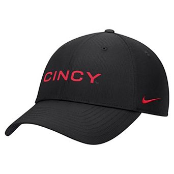 Men's Nike Black Cincinnati Bearcats 2026 Sideline Ripstop Dri-FIT Adjustable Hat