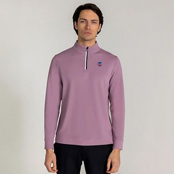 Men's Redvanly Purple Philadelphia Phillies Fleet Quarter-Zip Top