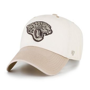Men's '47 Natural/Tan Jacksonville Jaguars Neutral Terrain Clean Up Adjustable Hat