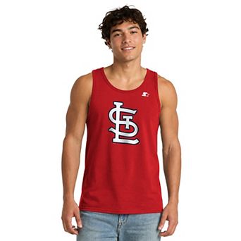 Men's Starter Red St. Louis Cardinals Tank Top