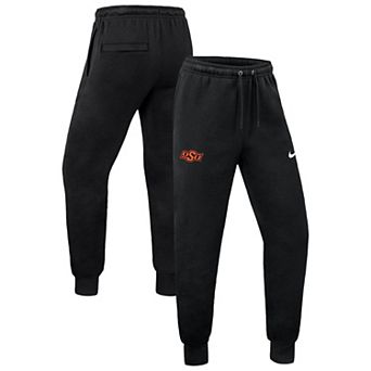 Men's Nike Black Oklahoma State Cowboys Club Fleece Joggers