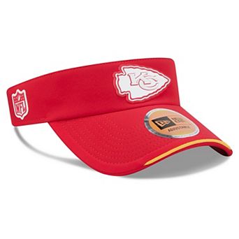 Men's New Era Red Kansas City Chiefs 2026 Sideline Adjustable Visor