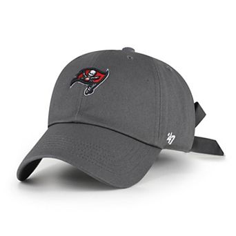 Women's '47 Graphite Tampa Bay Buccaneers Bow Back Clean Up Adjustable Hat