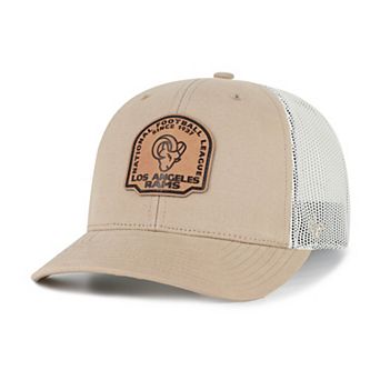 Men's '47 Khaki Los Angeles Rams Bonehide Trucker Adjustable Hat