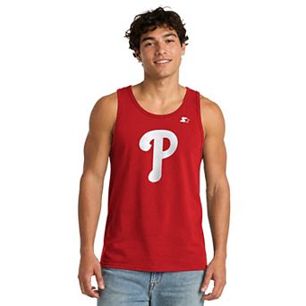 Men's Starter Red Philadelphia Phillies Tank Top