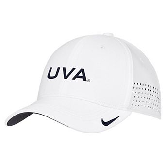 Men's Nike White Virginia Cavaliers 2026 On-Field AeroBill SwooshFlex Dri-FIT Hat