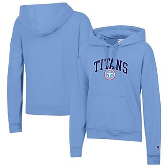 Women's Champion Light Blue Tennessee Titans Powerblend Hoodie