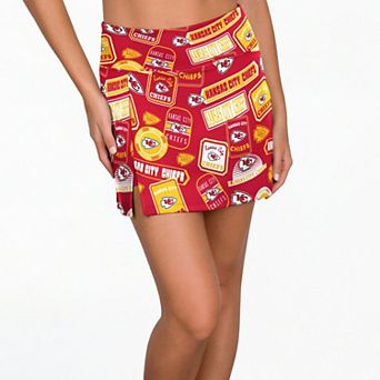 Women's Concepts Sport Red Kansas City Chiefs Grady Sleep Skort