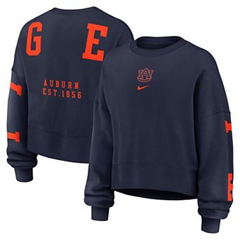 Women's Nike Navy Auburn Tigers Oversized Phoenix Pullover Sweatshirt