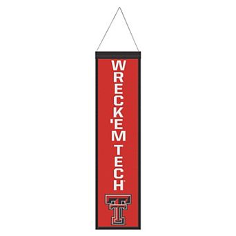 WinCraft Texas Tech Red Raiders 8" x 32" Slogan Wool Banner