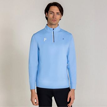 Men's Redvanly Light Blue Pittsburgh Pirates Fleet Quarter-Zip Top