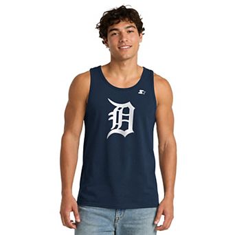 Men's Starter Navy Detroit Tigers Tank Top