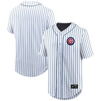 Men's Fanatics White Chicago Cubs Franchise Button-Up Fashion Top