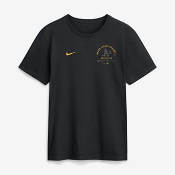 Men's Nike Black Athletics Split Logo T-Shirt