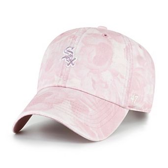 Women's '47 Pink Chicago White Sox Gardenia Clean Up Adjustable Hat