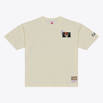 Men's Mitchell & Ness Oatmeal Cleveland Cavaliers Heritage Hues Oversized T-Shirt
