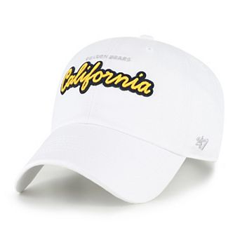 Women's '47 White Cal Bears Trendy Script Clean Up Adjustable Hat