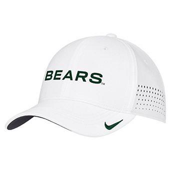 Men's Nike White Baylor Bears 2026 On-Field AeroBill SwooshFlex Dri-FIT Hat