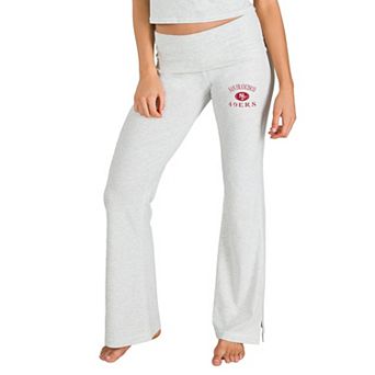 Women's Concepts Sport Gray San Francisco 49ers Fray Flared Split Hem Pants