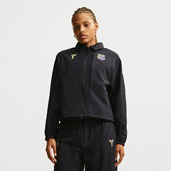 Women's Nike Black Barcelona 2026/27 Away Woven Full-Zip Jacket