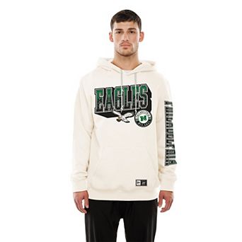 Men's New Era Cream Philadelphia Eagles Dune Dust Hoodie