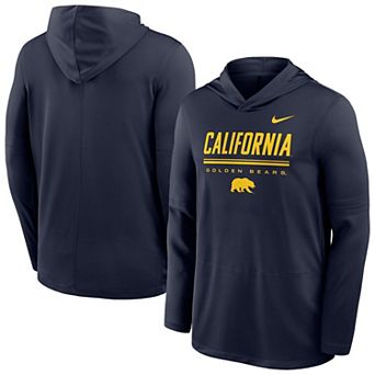 Men's Nike Navy Cal Bears 2026 Sideline Dri-FIT Lightweight Hooded Top