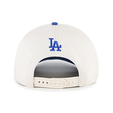 Men's '47 Natural/Royal Los Angeles Dodgers Rope Script Hitch Adjustable Hat