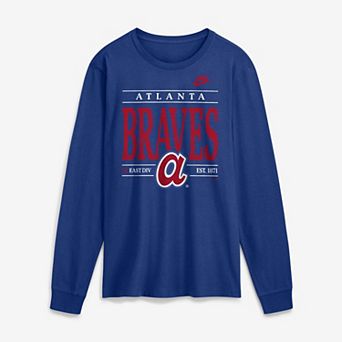 Men's Nike Royal Atlanta Braves Cooperstown Graphic Long Sleeve T-Shirt