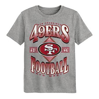 Preschool Outerstuff Dark Heather Gray San Francisco 49ers Of Days Past T-Shirt