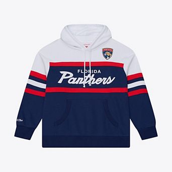 Men's Mitchell & Ness Navy Florida Panthers Head Coach Hoodie