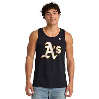 Men's Starter Black Athletics Tank Top