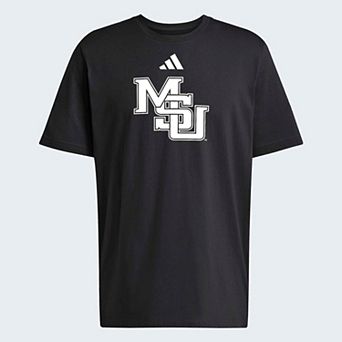Men's adidas Black Mississippi State Bulldogs Interlock Logo Fresh T-Shirt