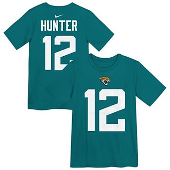 Preschool Nike Travis Hunter Teal Jacksonville Jaguars Player Name & Number T-Shirt