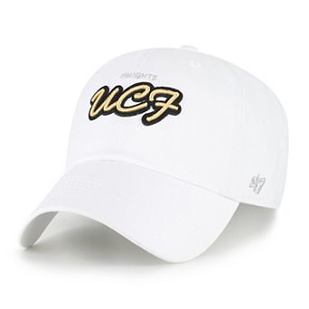 Women's '47 White UCF Knights Trendy Script Clean Up Adjustable Hat