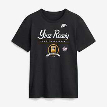 Men's Nike Black Pittsburgh Pirates Cooperstown Graphic T-Shirt