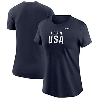 Women's Nike Navy Team USA Summer Olympics Core T-Shirt