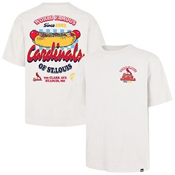 Men's '47 Cream St. Louis Cardinals Glizzy T-Shirt