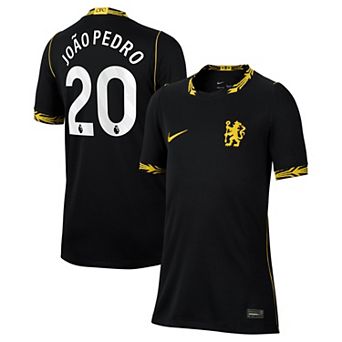 Youth Nike João Pedro Black Chelsea 2026/27 Away Stadium Replica Jersey
