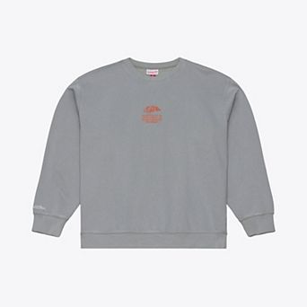 Men's Mitchell & Ness Gray Cincinnati Bengals Micro Logo Fleece Sweatshirt