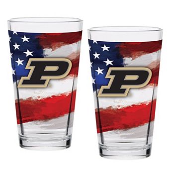 Purdue Boilermakers Two-Pack 16oz. Americana Pint Glass Set
