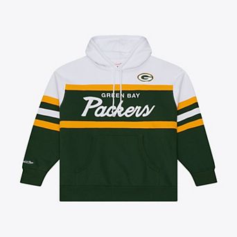 Men's Mitchell & Ness Green Green Bay Packers Head Coach Hoodie
