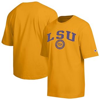 Men's Champion Gold LSU Tigers Scholar All-Star T-Shirt