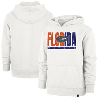 Youth '47 Cream Florida Gators Block Text Pullover Hoodie