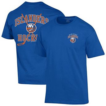 Men's Champion Royal New York Islanders Stick With It Jersey T-Shirt