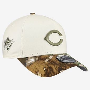 Men's New Era Khaki/Realtree Camo Cincinnati Reds 9FORTY A-Frame Adjustable Hat